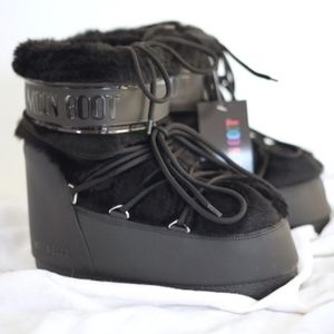 MOON BOOT icon low faux fur